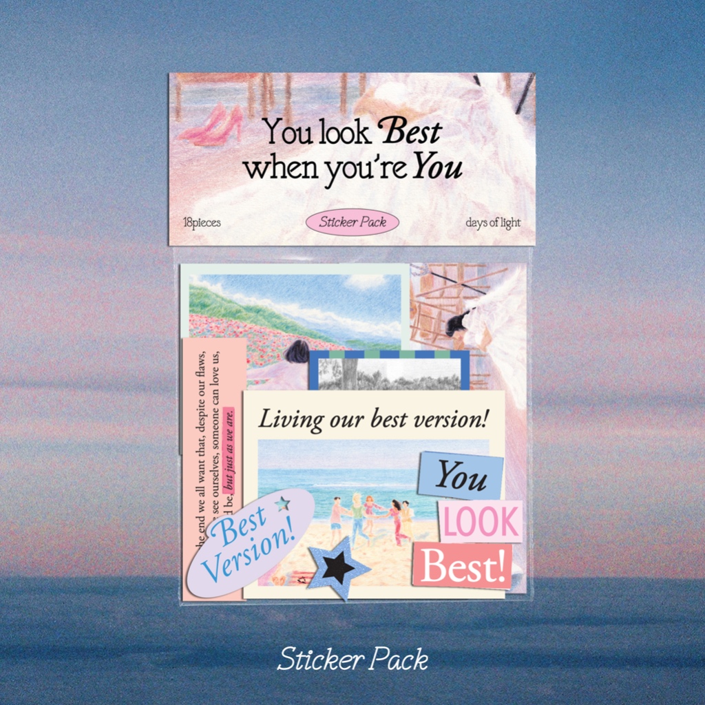 ☆ You look Best! Sticker Pack รวมสติกเกอร์ไดคัต days of light