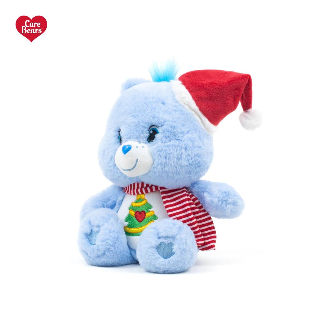 NEW!!🎄Care Bears-ตุ๊กตาหมีแคร์แบร์ Christmas Wishes Bear (Blue) ลิขสิทธิ์แท้100% 25 cm.🧸🎄🩵