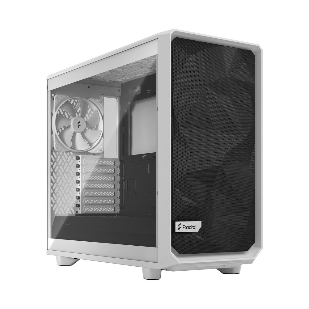 Fractal Design Meshify 2 Lite White Tempered Glass Light Tint ATX Case (FD-C-MEL2A-04)