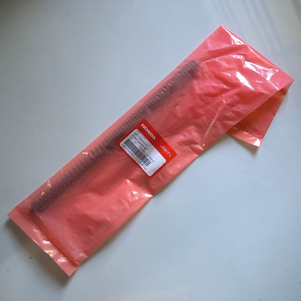 สปริงโช๊คหน้า HONDA WAVE-110i / ฮอนด้า เวฟ-110i ของแท้ เบิกศูนย์ 100% [ 51401-KWW-601 ]