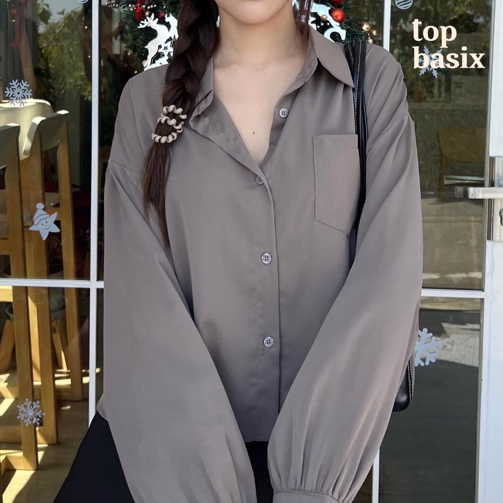 [TOPBASIX] - Zen shirt เสื้อเชิ้ตแขนยาว