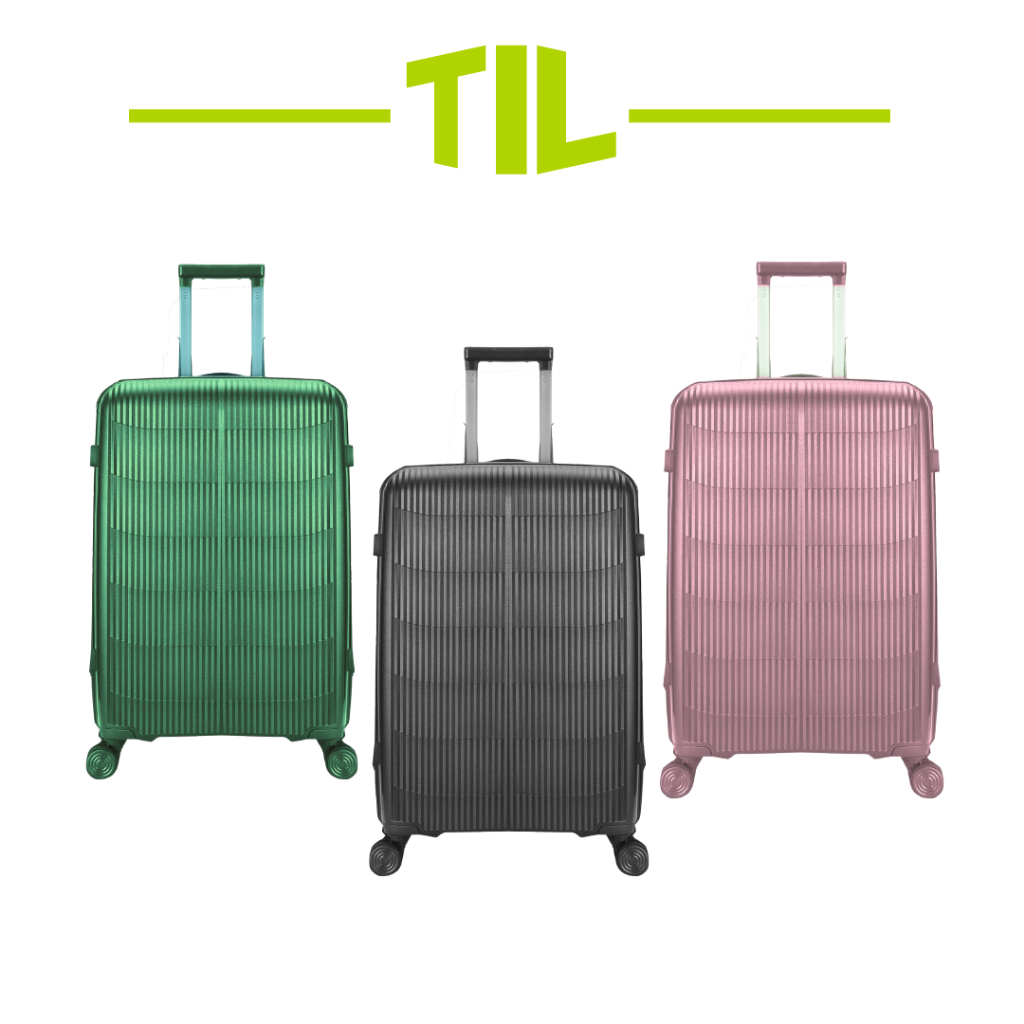 TIL Suitcase กระเป๋าเดินทาง กระเป๋าเดินทางล้อลาก วัสดุ PP ขนาด 20/24 นิ้ว