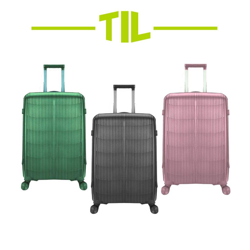 TIL Suitcase กระเป๋าเดินทาง กระเป๋าเดินทางล้อลาก วัสดุ PP ขนาด 20/24 นิ้ว