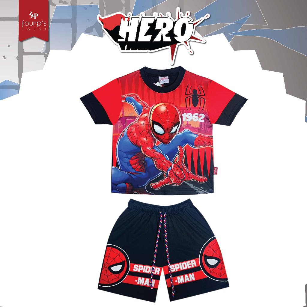 MARVEL SPIDERMAN : 003057 ชุดเซ็ทเด็กผู้ชาย ลิขสิทธิ์แท้