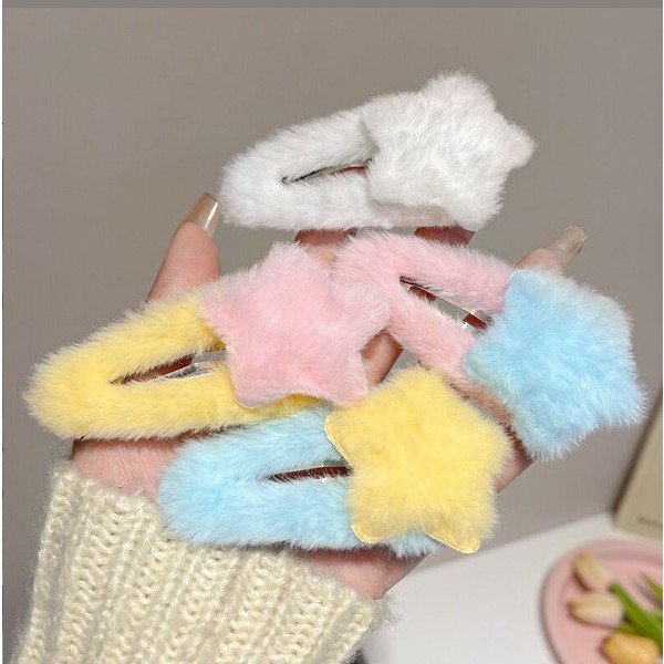 กิ้บผมรูปดาว furrich พร้อมส่ง4สี