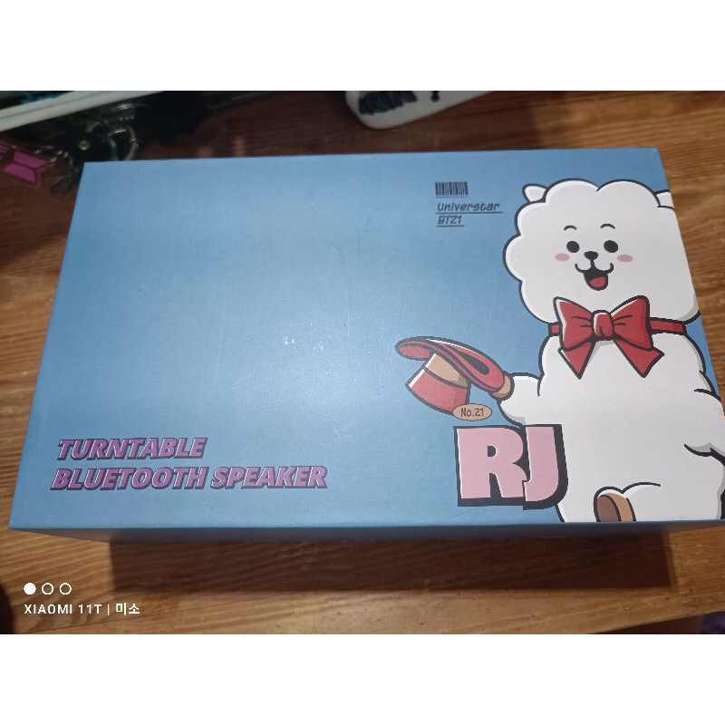 ลำโพงบลูทูธ RJ BT21 LINE Friends Turntable Bluetooth speaker