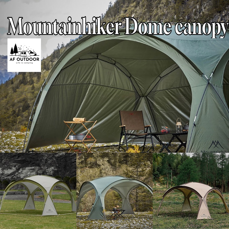 +พร้อมส่ง+Mountainhiker Dome canopy เต็นท์นั่งเล่นขนสด ขนาดใหญ่ 8-10 คน พร้อมส่ง
