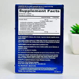Trunature Advanced Digestive Probiotic 100 Capsules