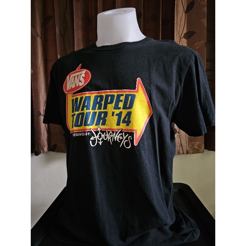 แท้ เสื้อยืด งาน Vans Warped Tour 2014 มือ 2