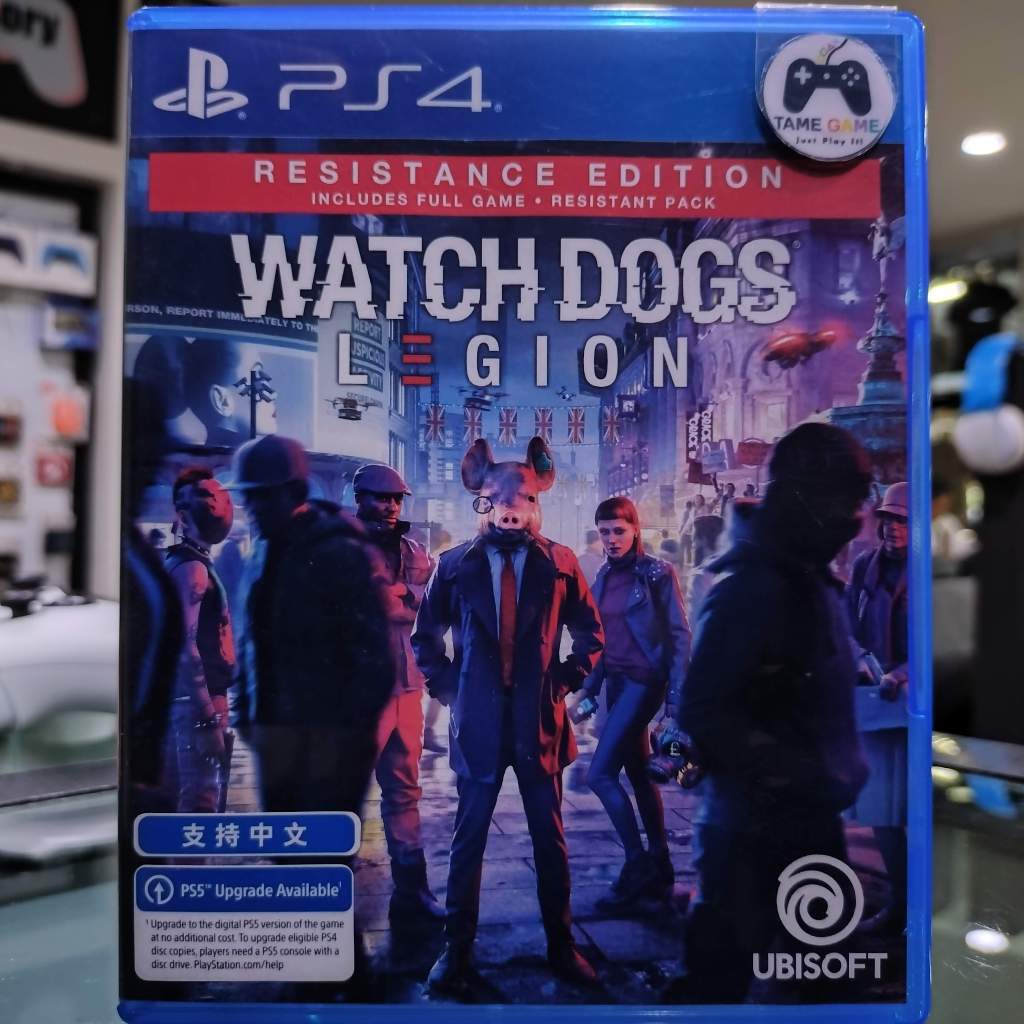 (ภาษาอังกฤษ) มือ2 PS4 Watch Dogs Legion แผ่นPS4 เกมPS4 มือสอง (เล่นกับ PS5 ได้ PS5 Upgrade Watch Dogs Legion 3)