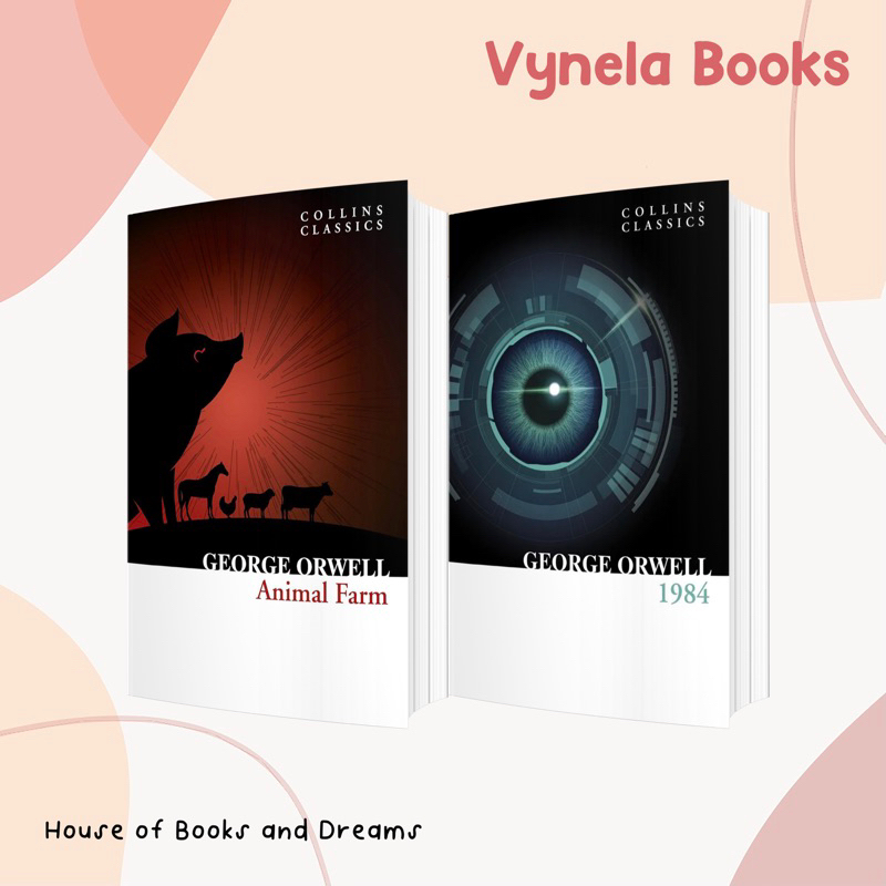 VYNELA (หนังสือภาษาอังกฤษ) ANIMAL FARM / 1984: NINETEEN EIGHTY-FOUR (COLLINS CLASSICS) — GEORGE ORWE