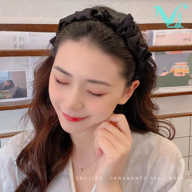 แถบคาดศีรษะวินเทจ เทรนด์สไตล์เกาหลี แถบคาดศีรษะที่ทันสมัย คุณภาพสูง ที่คาดผมเกาหลี มีหลายสีให้เลือก