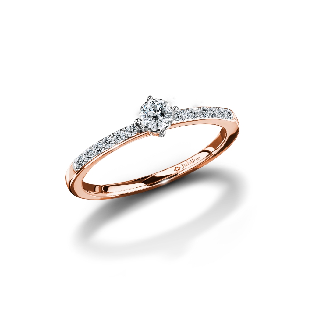 Jubilee Diamond خاتم ألماس حقيقي Eternity Solitaire — صورة 5