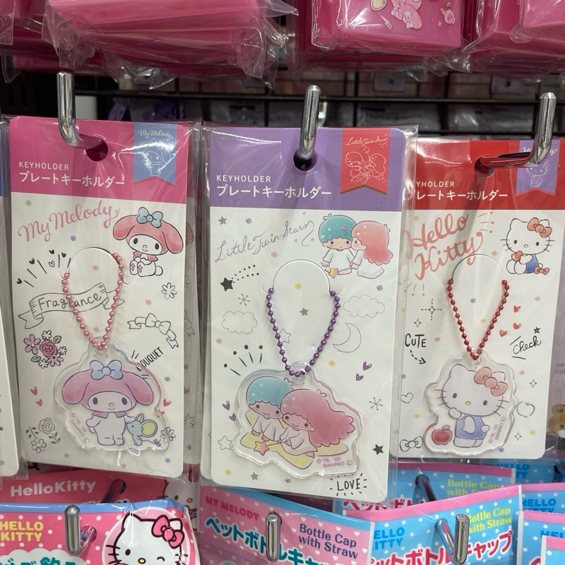 พวงกุญแจ อะคริลิคใส ลาย SANRIO ลิขสิทธิ์แท้ (จาก Daiso Shop Japan🇯🇵) Key Holder