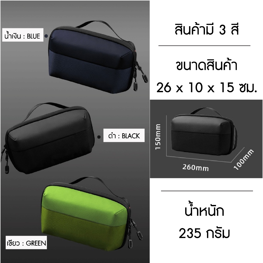 Tomtoc Style Accordion Storage Bag กระเป๋ากล้อง กระเป๋า แนวทอมตอค ใส่เมมโมรี่การ์ด Gopro DJI SD CF card