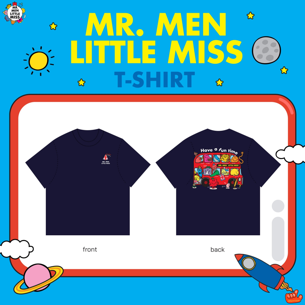 T-SHIRT OVERSIZE (Mr.Men Little Miss) - รูปที่ 4