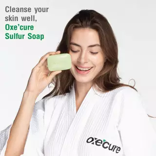 สบู่สำหรับคนเป็นสิว OXE'CURE Sulfur Soap ปริมาณ 30g oxecure