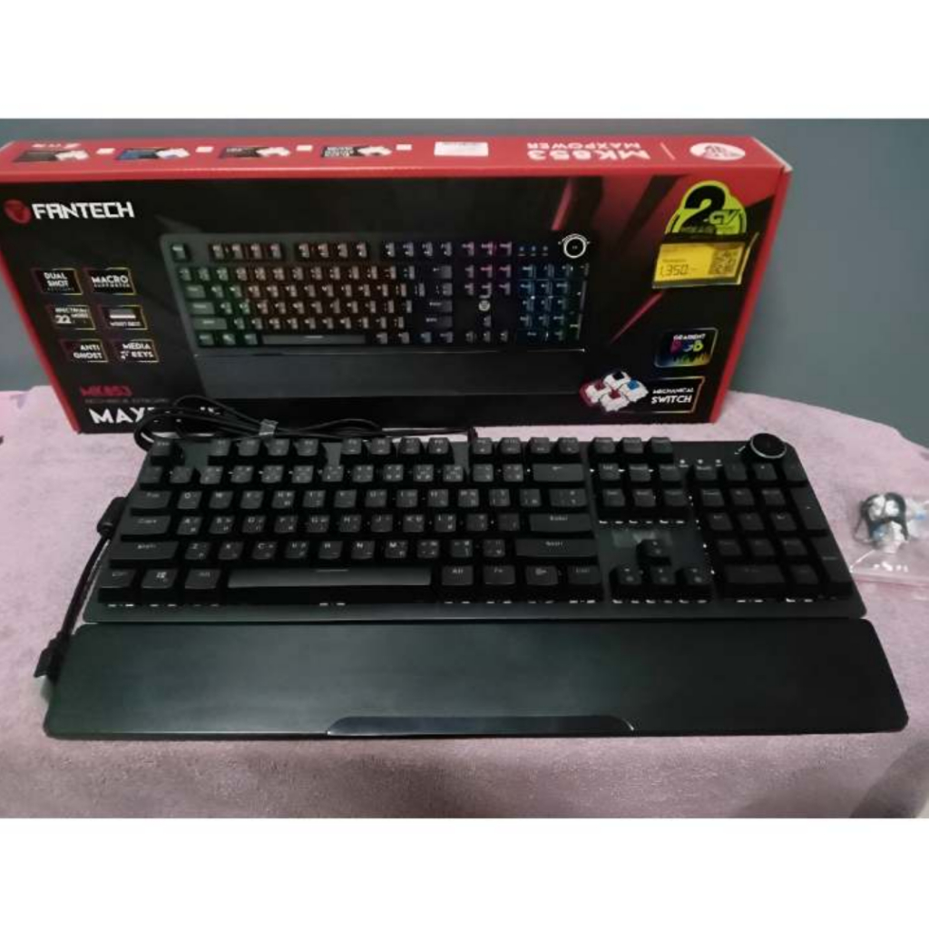 KEYBOARD (คีย์บอร์ด) FANTECH MK853 MECHANICAL KEYBOARD (BLUE SWITCH) 🔵