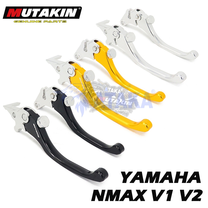 ATAKA ก้านเบรกคลัทช์ ปรับได้ สําหรับรถจักรยานยนต์ YAMAHA NMAX V1 V2 2 ชิ้น มือเบรค ครัช ก้ามเบรค ครัช Handle Lever