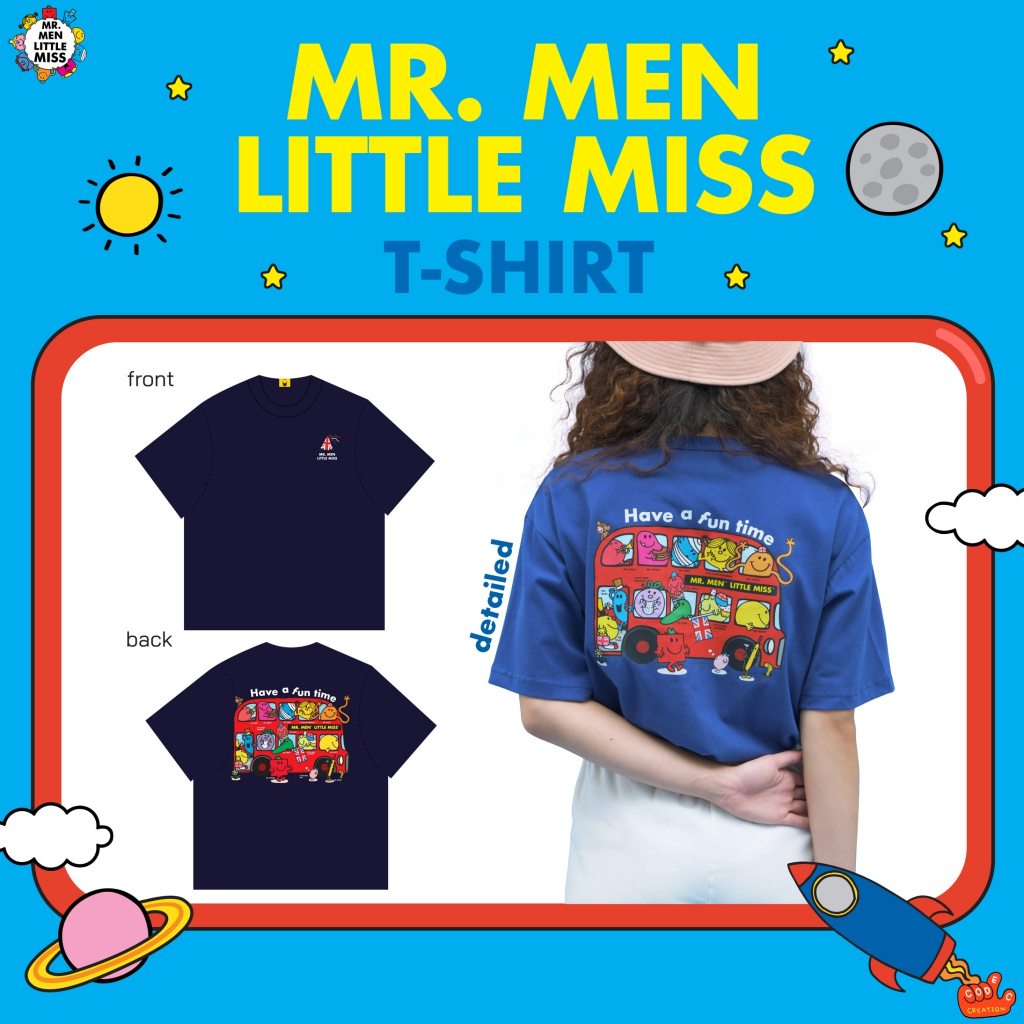 T-SHIRT OVERSIZE (Mr.Men Little Miss) - รูปที่ 2
