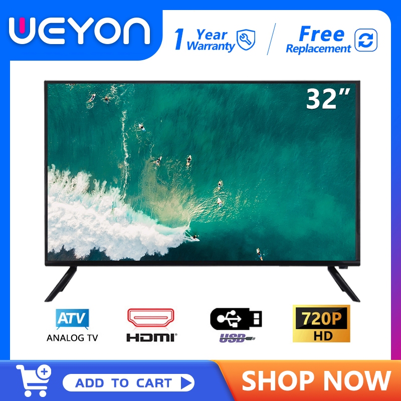 WEYON 32 -inch LED TV, HD 720p, โรงงานไทย, การจัดส่งในท้องถิ่น, การรับประกันหนึ่งปี