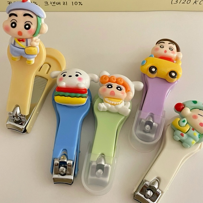 พร้อมส่ง กรรไกรตัดเล็บ Nail Clippers ที่ตัดเล็บ ชินจัง Shin chan น่ารักมาก ขนาดพกพา ใช้งานง่าย 80001