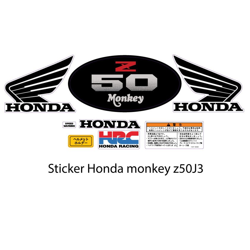 2002 Sticker monkey z50J3
