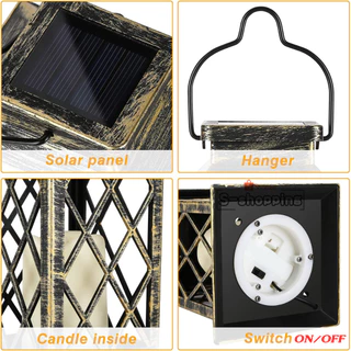 CO-011 ไฟเทียน กระพริบ พลังงานแสงอาทิตย์โซล่าเซลล์ Solar light 1 LED โคมไฟตกแต่งบ้าน