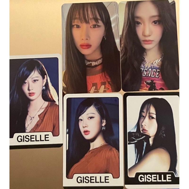 photocard  aespa drama