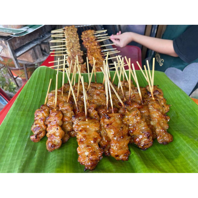 หมูปิ้งโบราณ สุกพร้อมทาน(สะดวกแค่เวฟ)แพคละ10ไม้