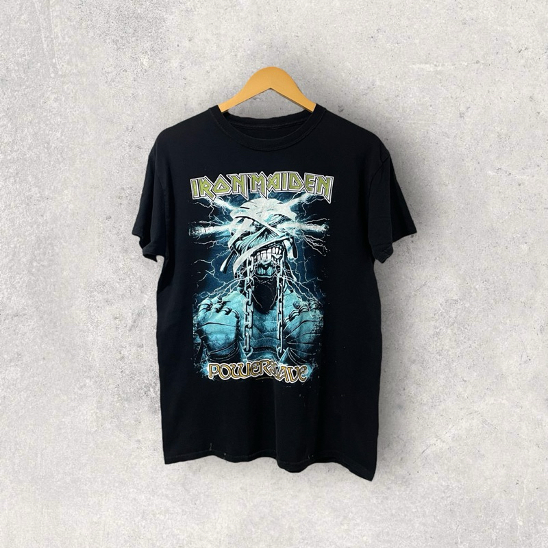 Iron Maiden T-shirt Brand Vintage Full Printed เสื้อมือสอง