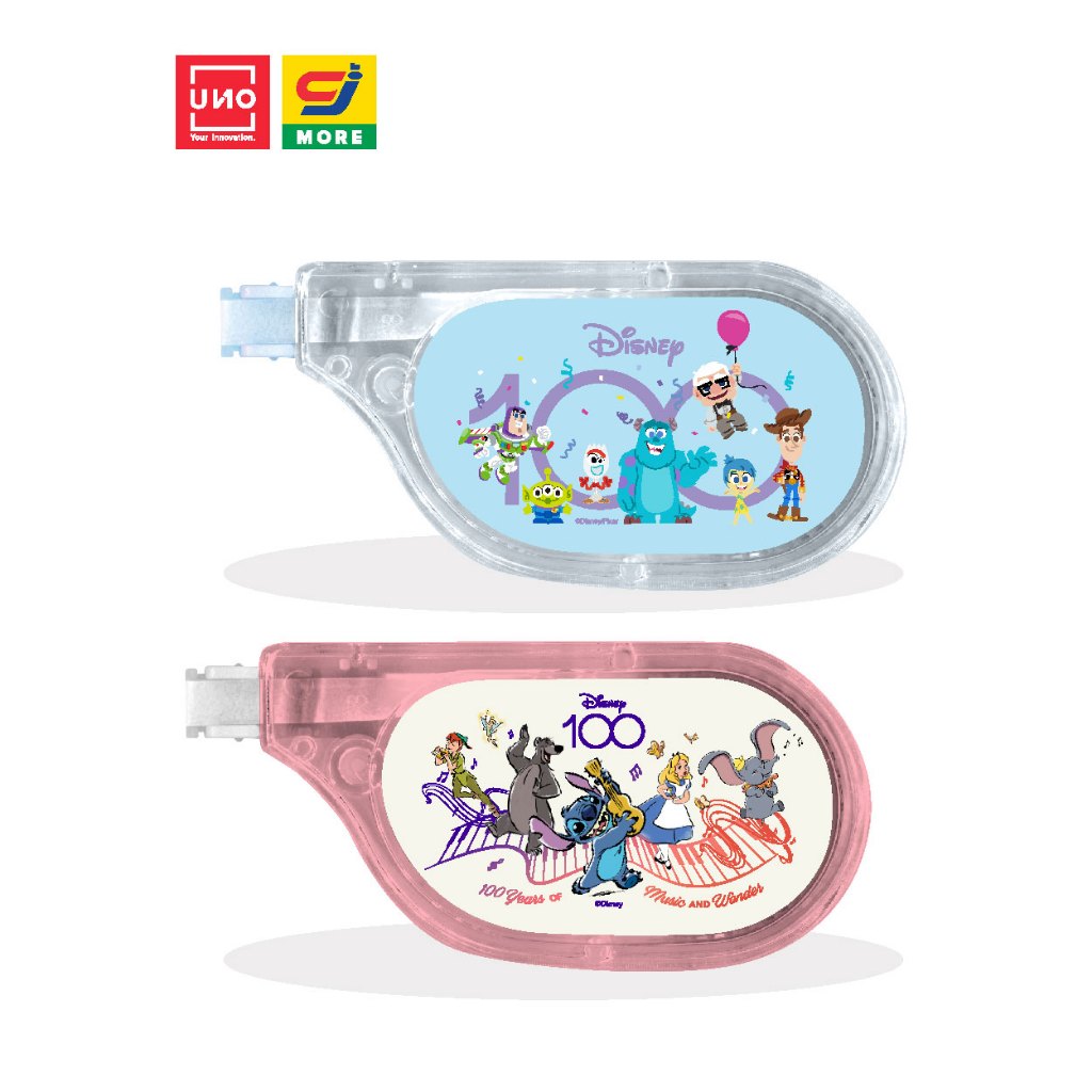 UNO เทปลบคำผิด Disney 100 Years ลิขสิทธิ์แท้