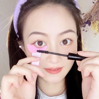 Y140 แผ่นซิลิโคน 3 in 1 ที่กั้นอายไลเนอร์ ปัดมาสคาร่า แต่งตา กันเลอะ คละสี