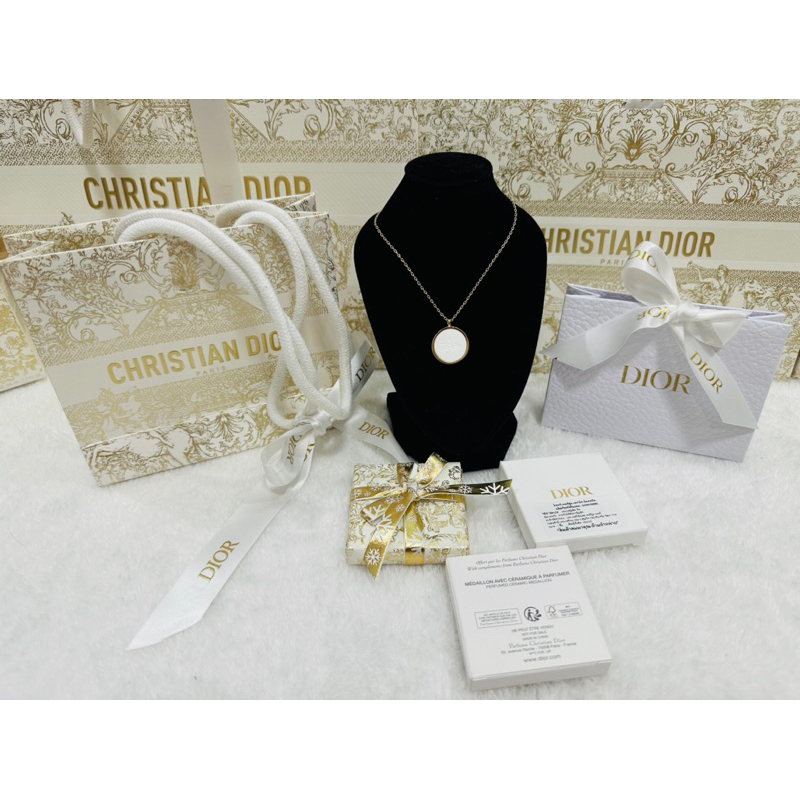 [ส่วนลด30%เหลือ🔥979.-ป้ายไทย] สร้อยคอ DIOR L’Or de J’adore Perfume Necklace สร้อยคอเซรามิคน้ำหอม