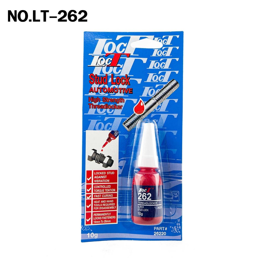 น้ำยาล็อคเกลียว LOC-T 262 สีแดง LT-262