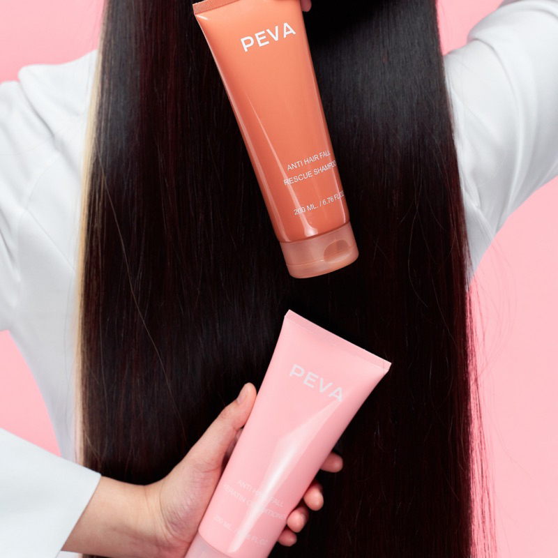 เซ็ตดูโอ้ เซ็ตดูแลเส้นผมพีว่า 2 ชิ้น บำรุงผมให้ยาวสวย สุขภาพดี มีน้ำหนัก - Set Duo Haircare Peva