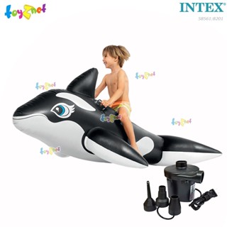 Intex แพปลาวาฬ เพชรฆาต 1.93x1.19 ม. รุ่น 58561 + ที่สูบลมไฟฟ…