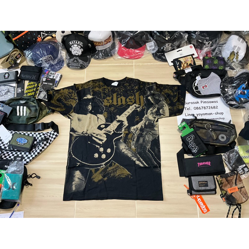 เสื้อ Slash ลายเต็มด้านหน้า ของแท้มือ1 size M