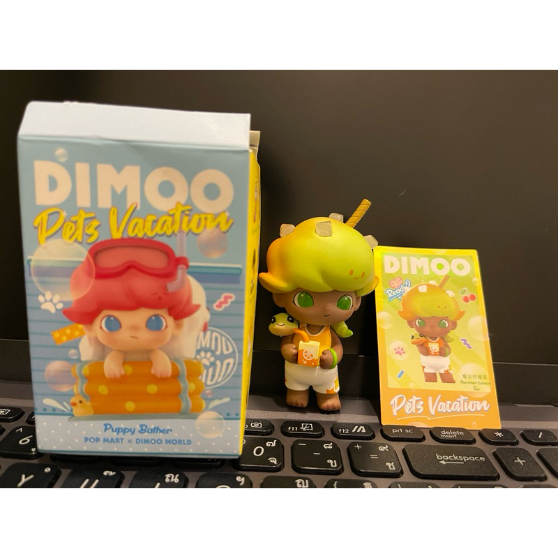 DIMOO Pets Vacation Series Summer Lemon Tea Mini Figure Art Toy Gift