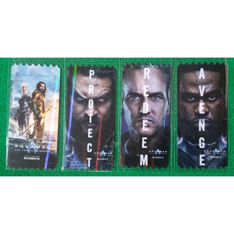 Collectible Ticket Aquaman 2 จาก SF Cinema Aquaman and the Lost Kingdom Aquaman2 Aqua man อควาแมน กั