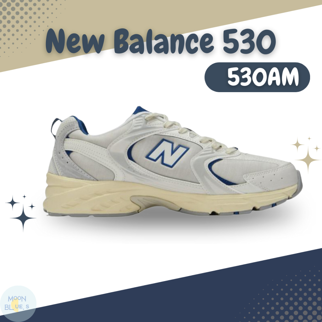[พร้อมส่งด่วน ของแท้100%] New Balance 530 AM สีขาว MR530AM น้ำหนักเบา ใส่สบายมาก