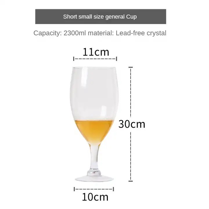 แก้วไวน์ขนาดใหญ่ถ้วยแก้วเบียร์ขนาดยักษ์ขนาด2300ml.3200ml. - รูปที่ 6