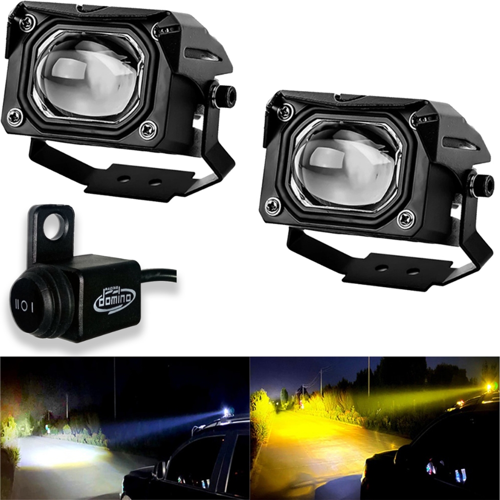 2Pcs Mini Driving Light V7 Pro 40W Hi/Low Beam Super Bright
