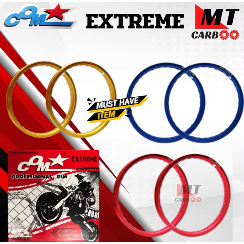 วงล้อ Com Extreme 1.2-1.4 X 17  จำนวน 1 วง