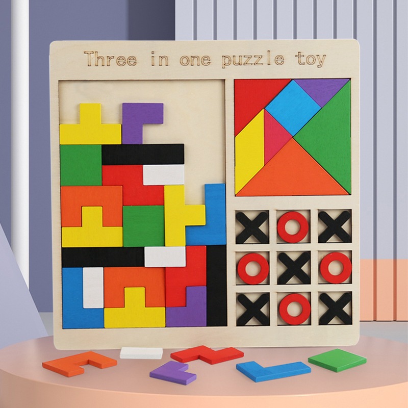 เกมกระดาน 3in1 Puzzle toy