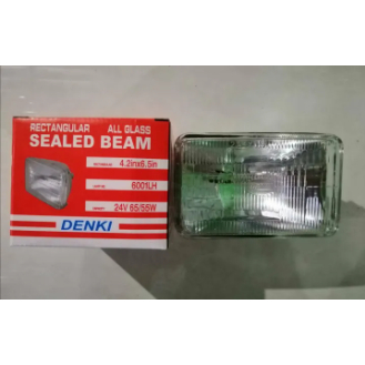 ไฟหน้า เหลี่ยมเล็ก 24V 3ขา ไต้หวัน ราคาดวงละ 150บาท