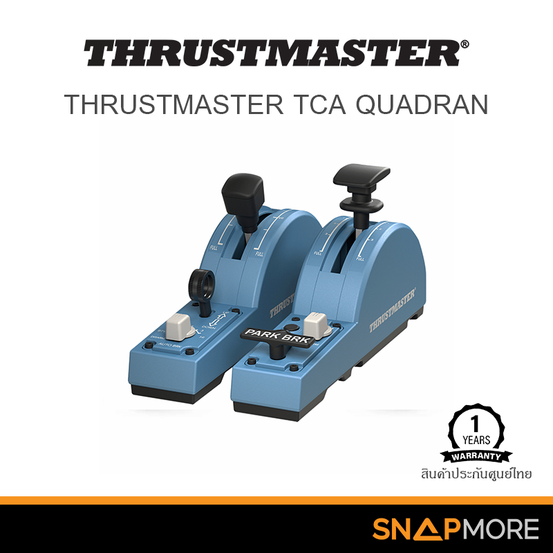 Thrustmaster ชุดจอยขับเครื่องบิน Thrustmaster TCA QUADRANT ADD ON AIRBUS Edition (2960853)