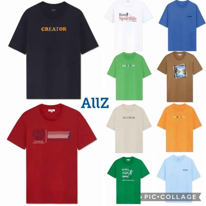 เสื้อยืดคอกลมผู้ชาย AllZ