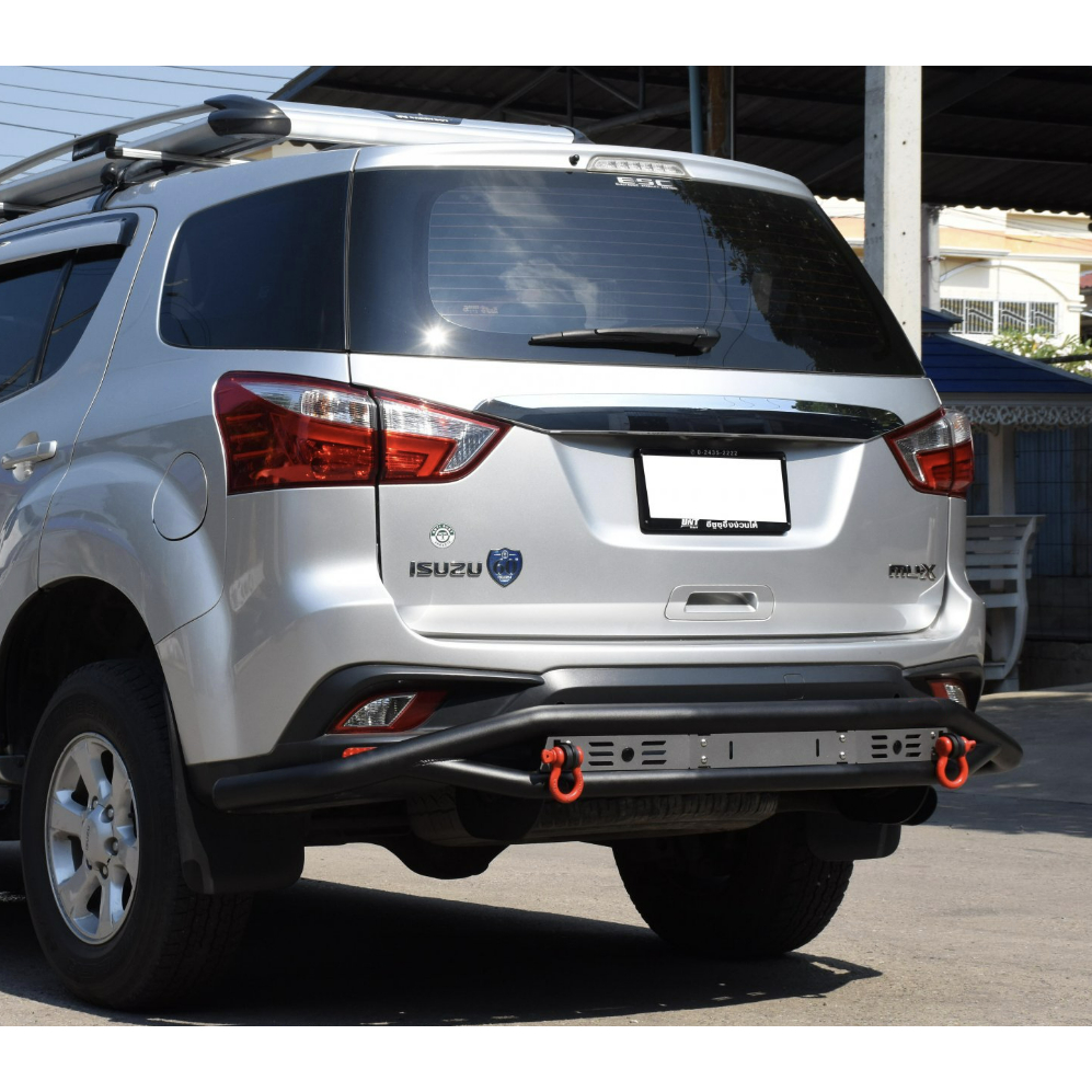 กันชนท้าย MU-x 2014-2019 V bar กันชนท้ายเสริมออฟโรด Isuzu mux 2014 - 2019 rear off road bumper