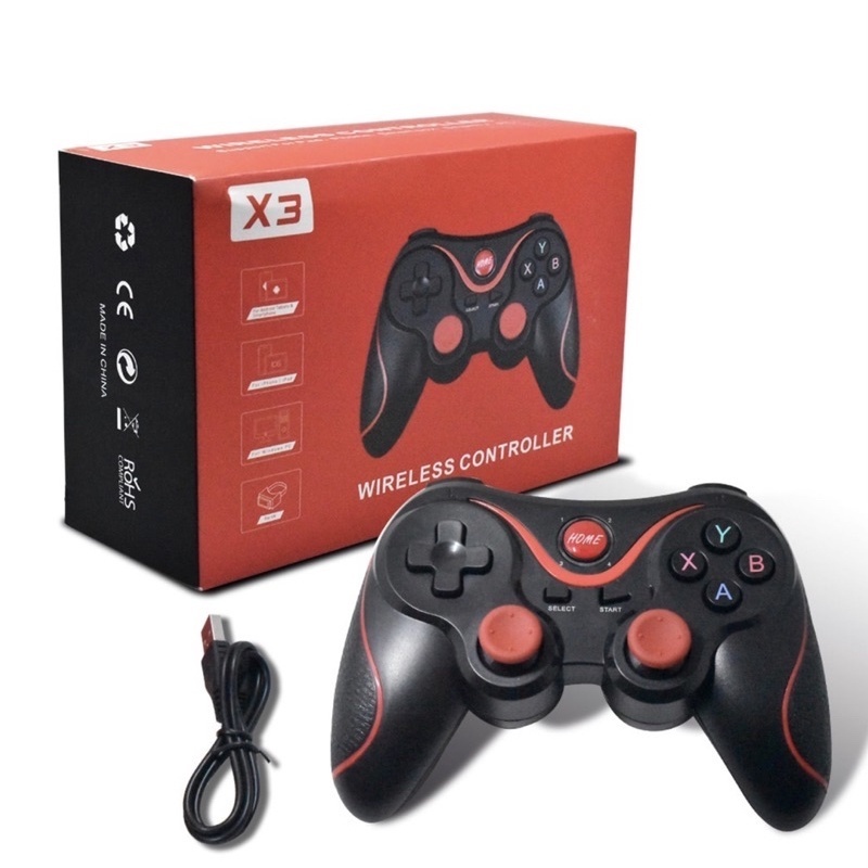 Gamepad Bluetooth Controller X3 จอยเกมบลูทูธ